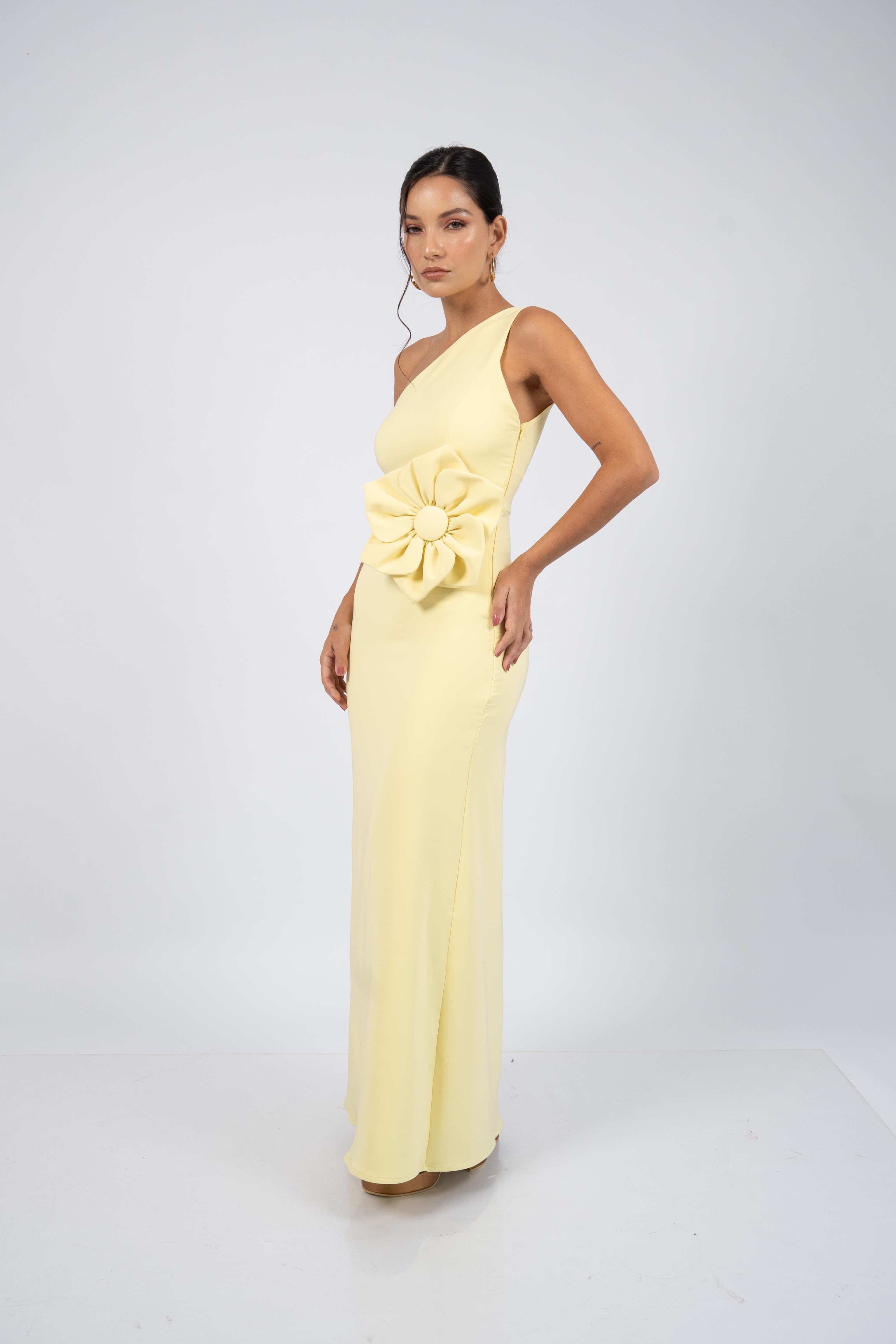 VESTIDO ALBA CUT OFF