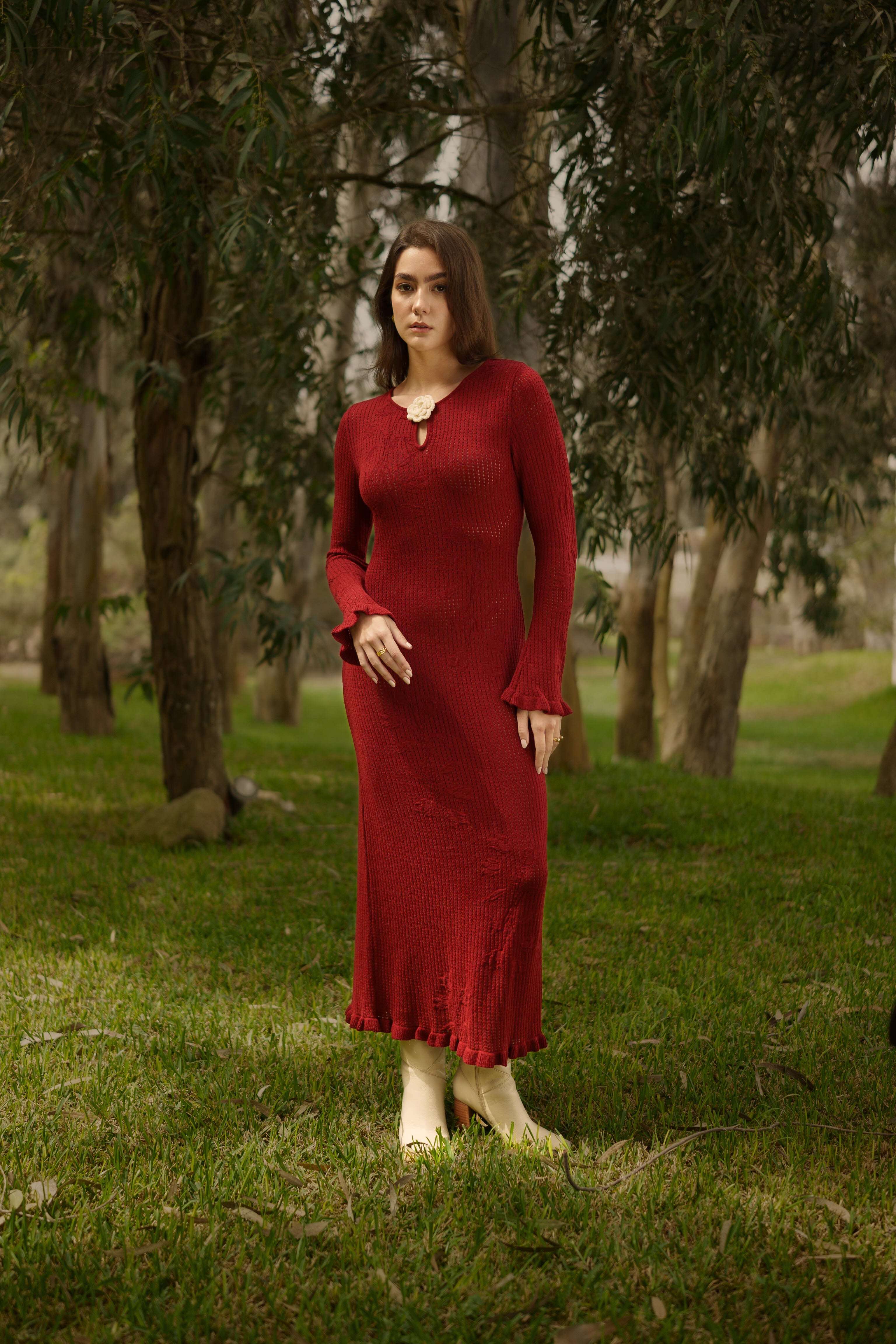 VESTIDO PETALS KNIT