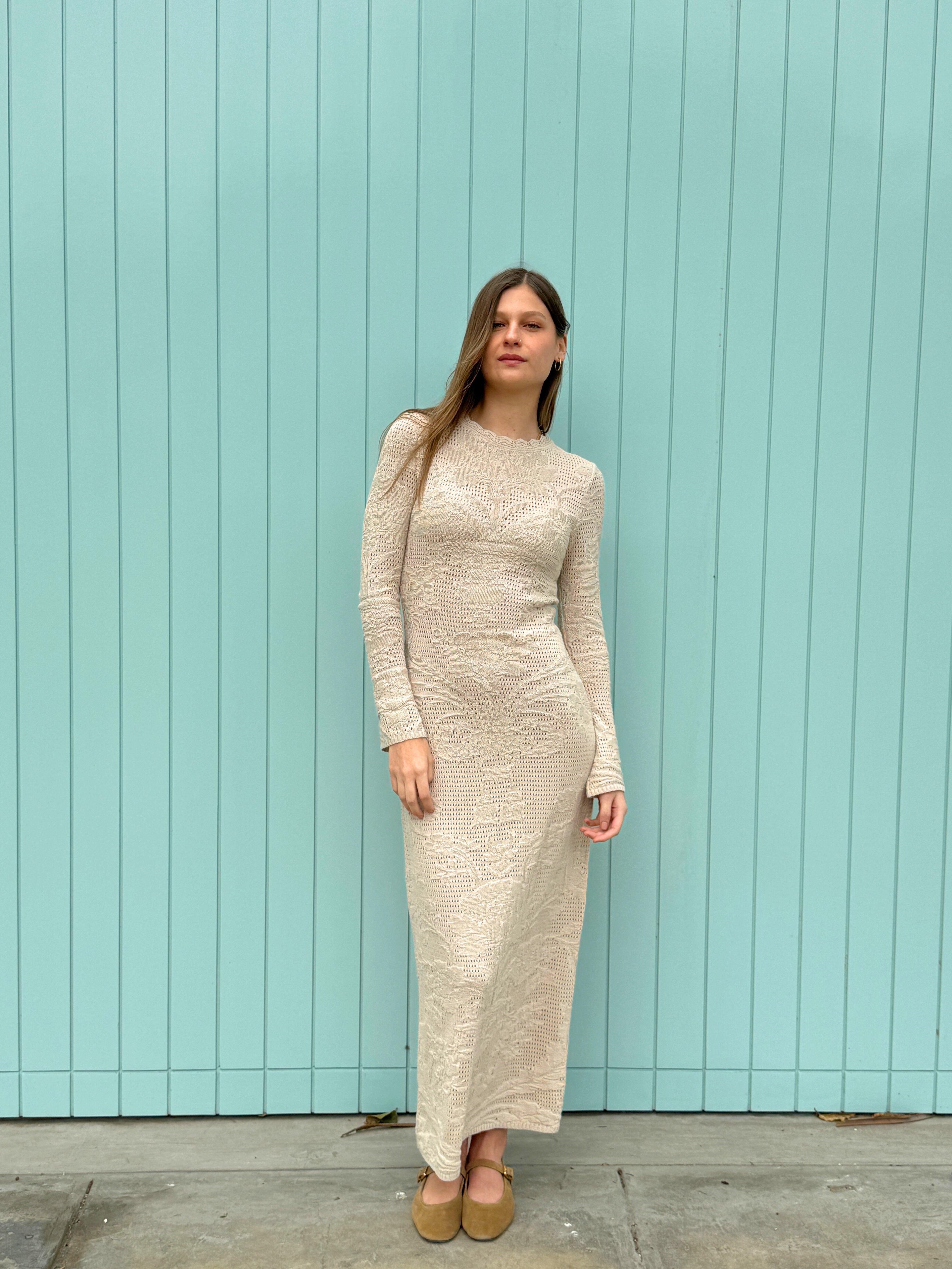 VESTIDO LARGO DREAMLACE KNIT
