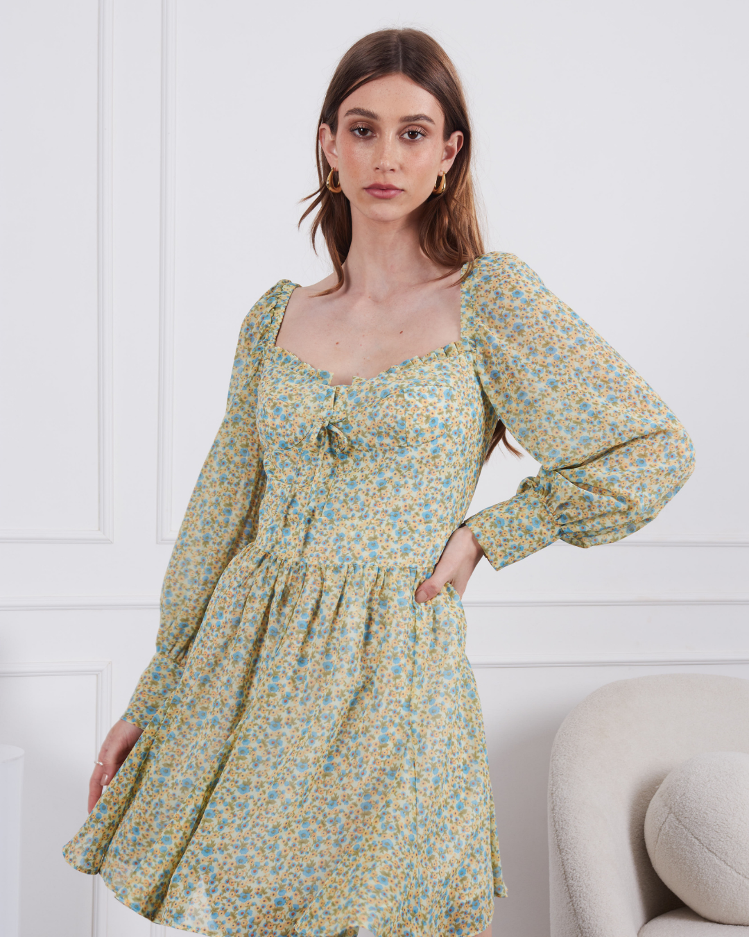 FLOWERS FIELD DRESS