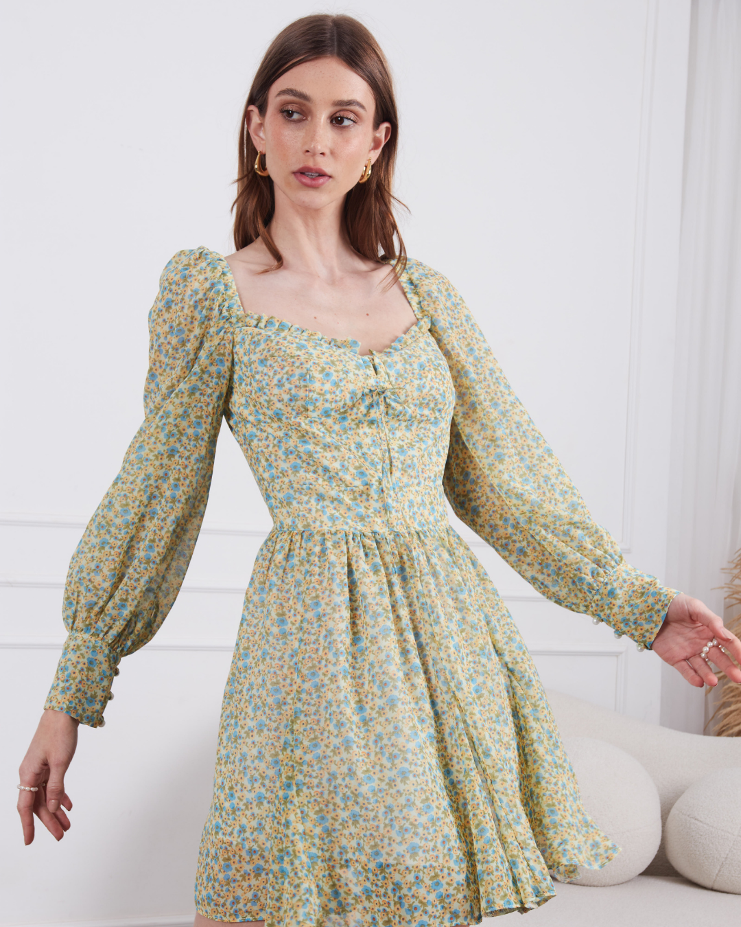 FLOWERS FIELD DRESS