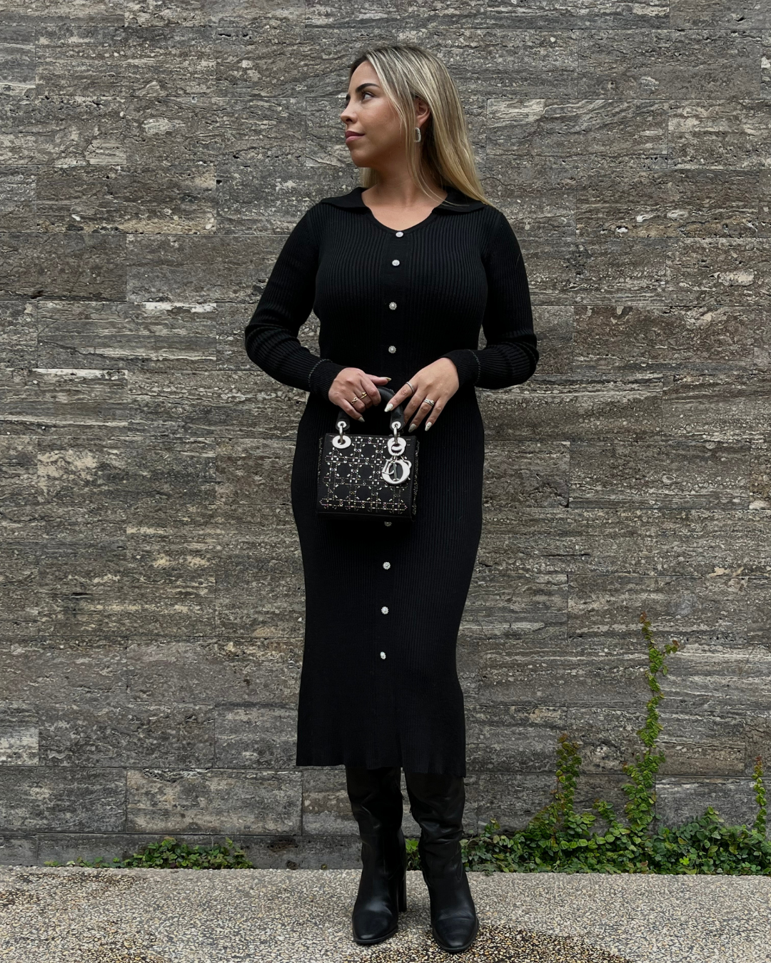 JOY KNITWEAR DRESS